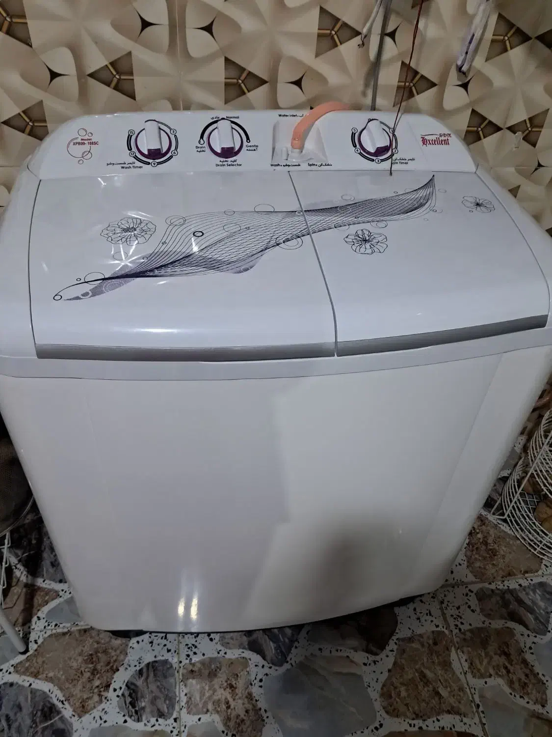 ماشین لباسشویی  دوقلو ۹ کیلویی|ماشین لباسشویی و خشک‌کن لباس|بیکاه, |دیوار