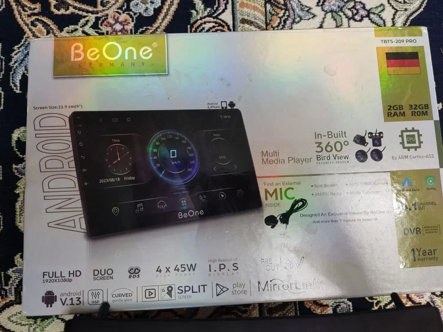 مانیتور خودرو مدل تی بی 209پرو|قطعات یدکی و لوازم جانبی|اصفهان, الهیه|دیوار