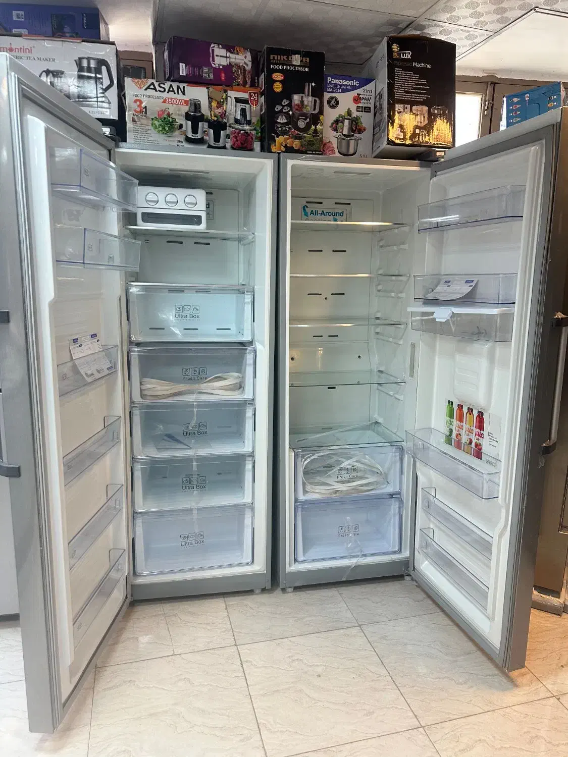 یخچال فریزر دوقلو آزمایش در زرین کالا 3|یخچال و فریزر|یاسوج, |دیوار