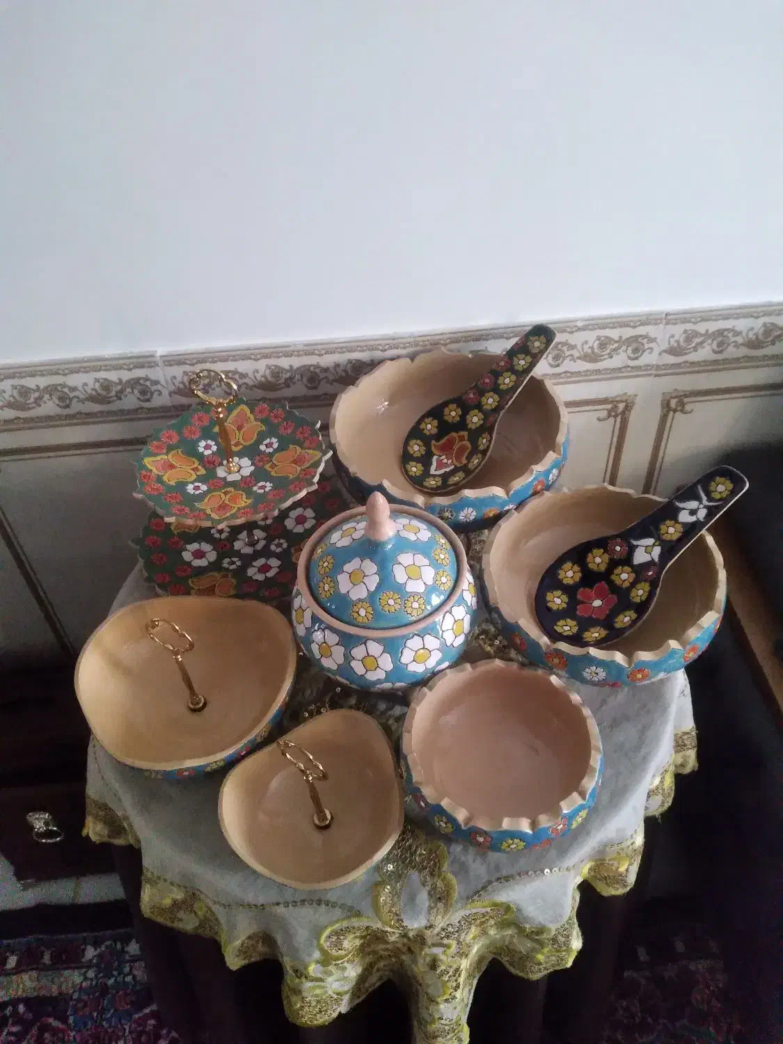 سفال میناکاری|صنایع دستی و سایر لوازم تزئینی|خان ببین, |دیوار