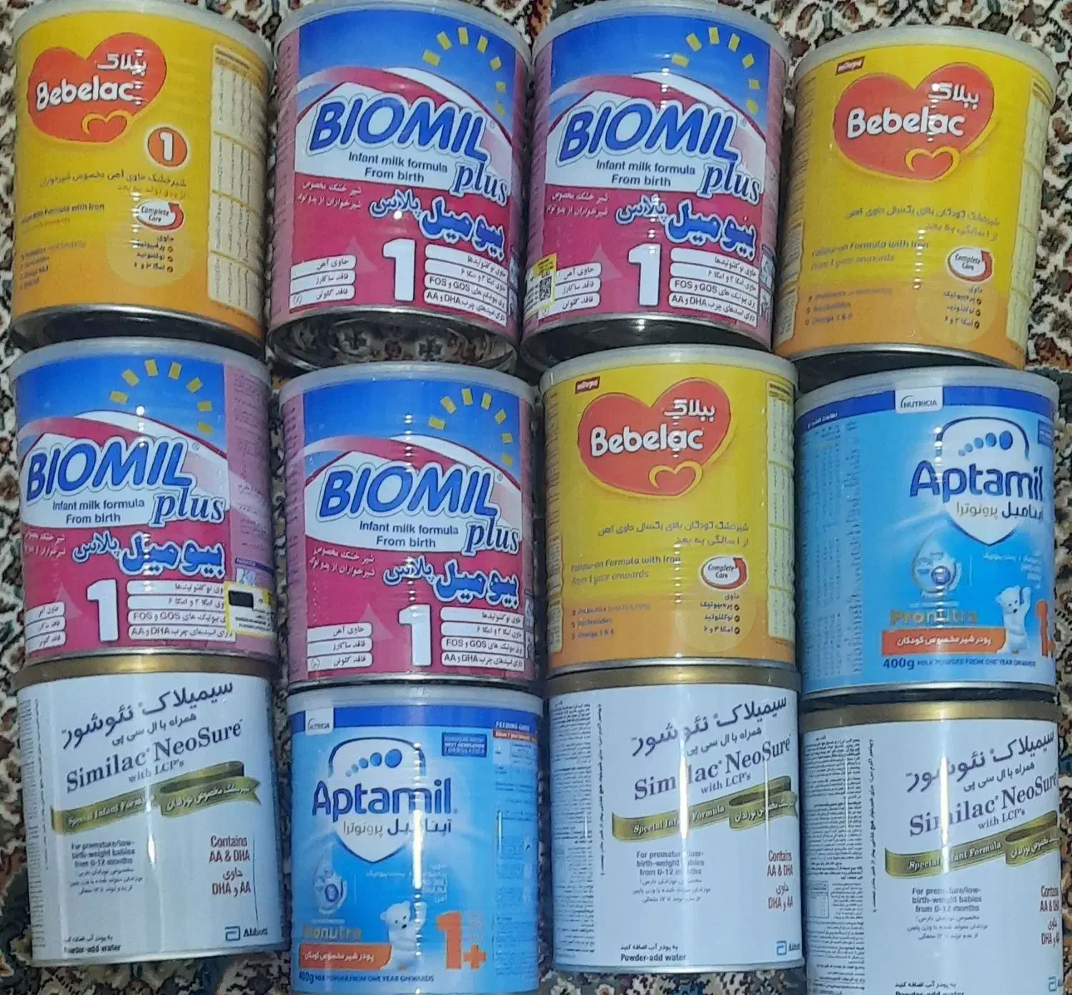 قوطی خالی شیر خشک|ظروف نگهدارنده، پلاستیکی، یک‌بارمصرف|ارومیه, |دیوار