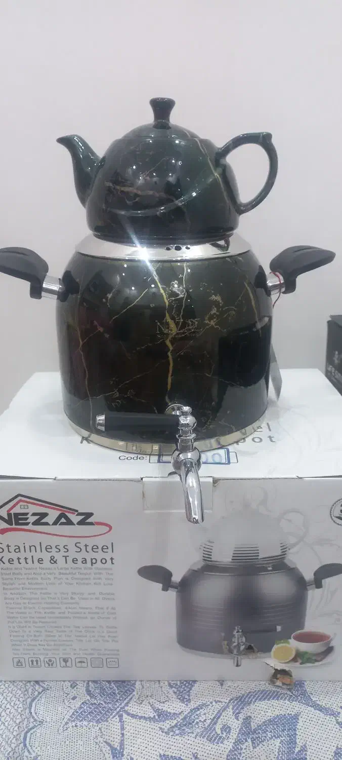 کتری شیردار کف چدن|قوری، کتری، قهوه‌ساز دستی|تربت‌حیدریه, حیدرآباد|دیوار