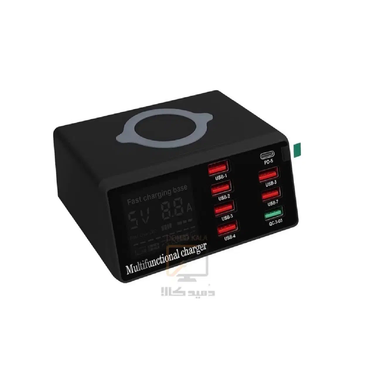 هاب مولتی شارژر وایرلس مدل WLX-X9 با ۸ پورت|لوازم جانبی موبایل و تبلت|اسلام‌شهر, زرافشان|دیوار