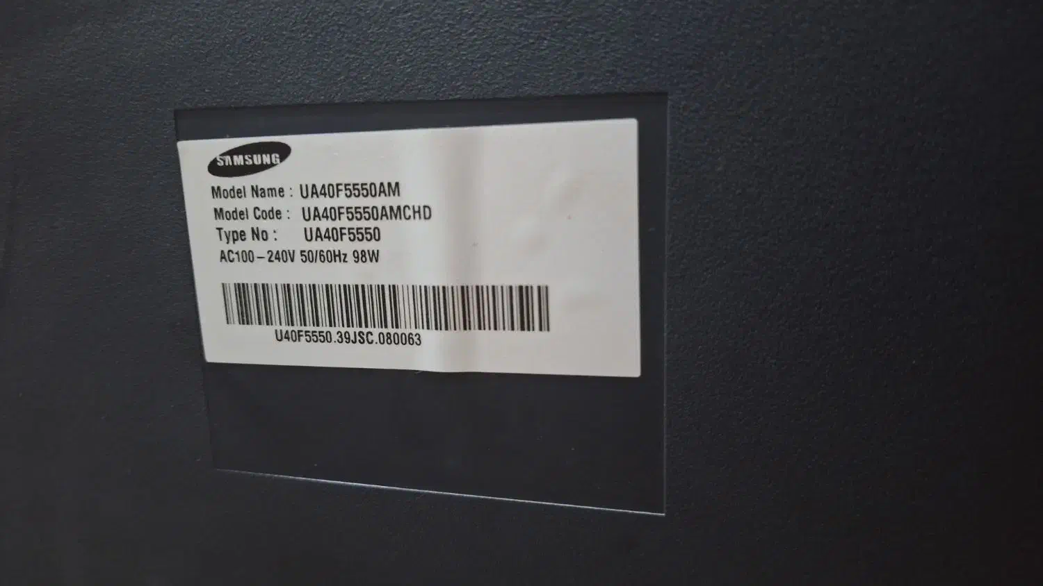 تلویزیون LED سامسونگ اصل ۴۰ اینچ|تلویزیون و پروژکتور|قرچک, مهدیه|دیوار