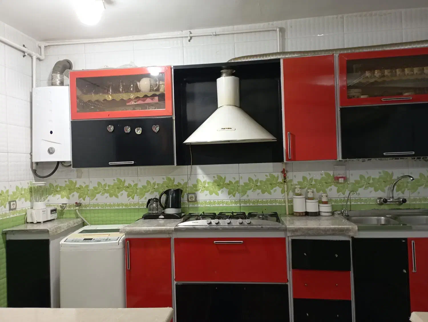 کابینت هود گاز صفحه ای ظرف شویی|آبچکان و نظمدهنده ظروف|شوشتر, |دیوار