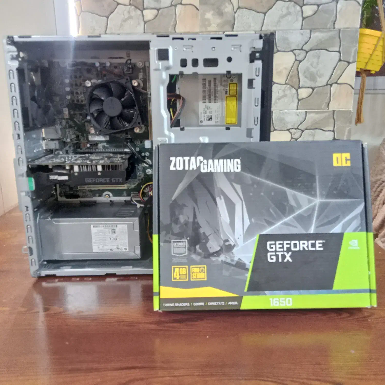 کیس HP گیمینگ i5 نسل 8 رم 16 گرافیک 1650|رایانه رومیزی|تهران, اسکندری|دیوار