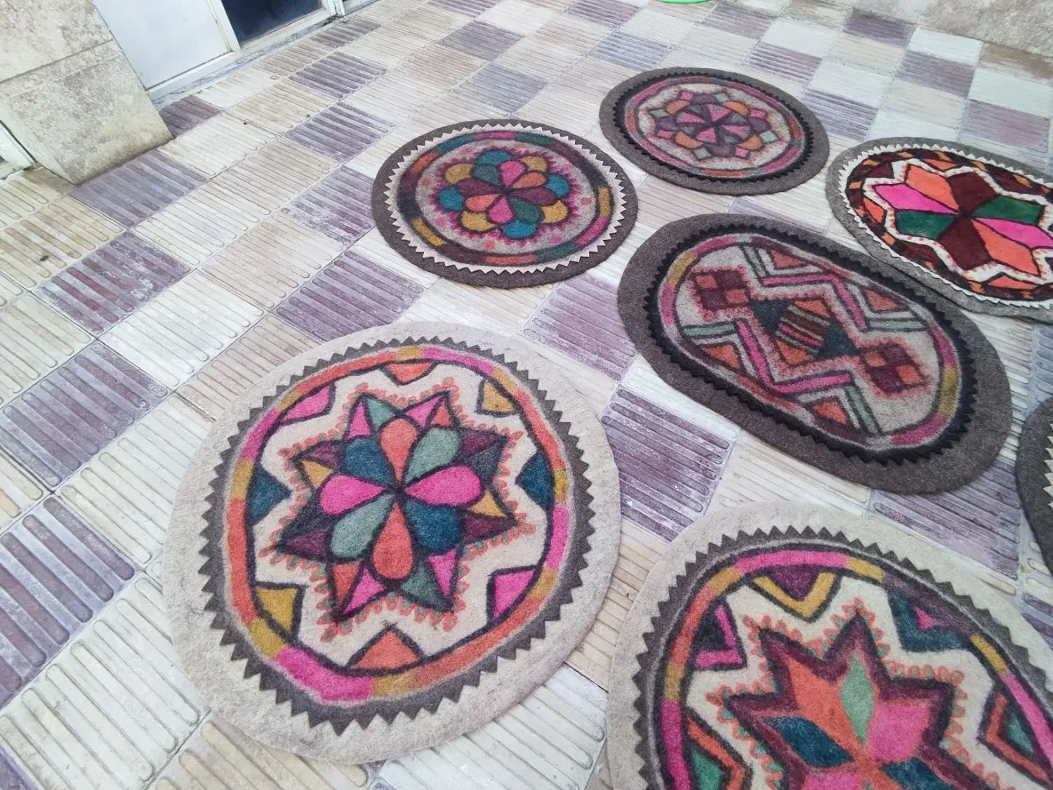 نمد های سنتی پشمی|گلیم، جاجیم، گبه|یاسوج, |دیوار