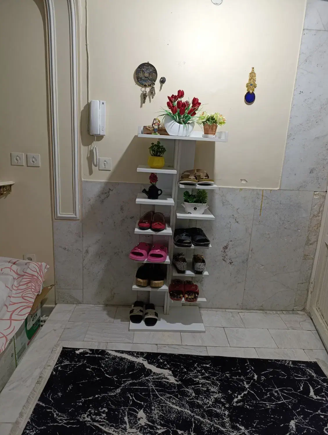 جای کفشی مدرن سفید|جاکفشی، کمد، دراور|تبریز, |دیوار