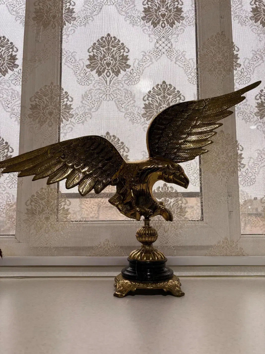 عقاب برنز پایه سنگی|صنایع دستی و سایر لوازم تزئینی|تهران, دولاب|دیوار