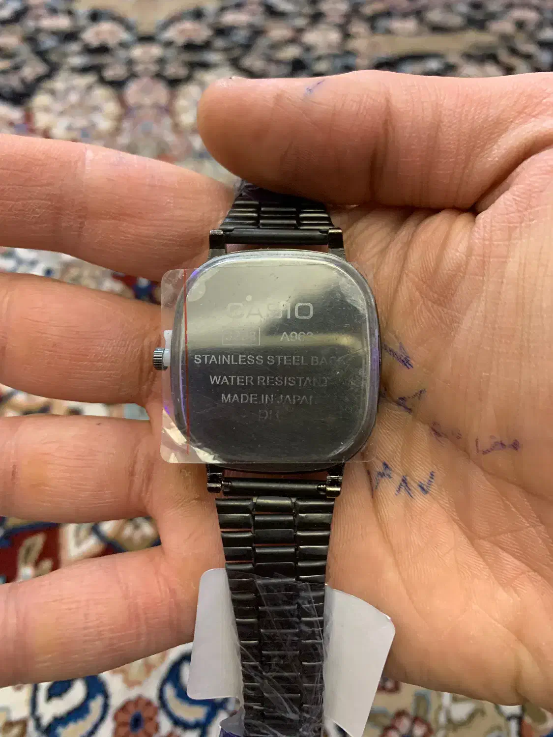 ساعت کاسیو بند مشکی فلزی|ساعت|تهران, تختی|دیوار