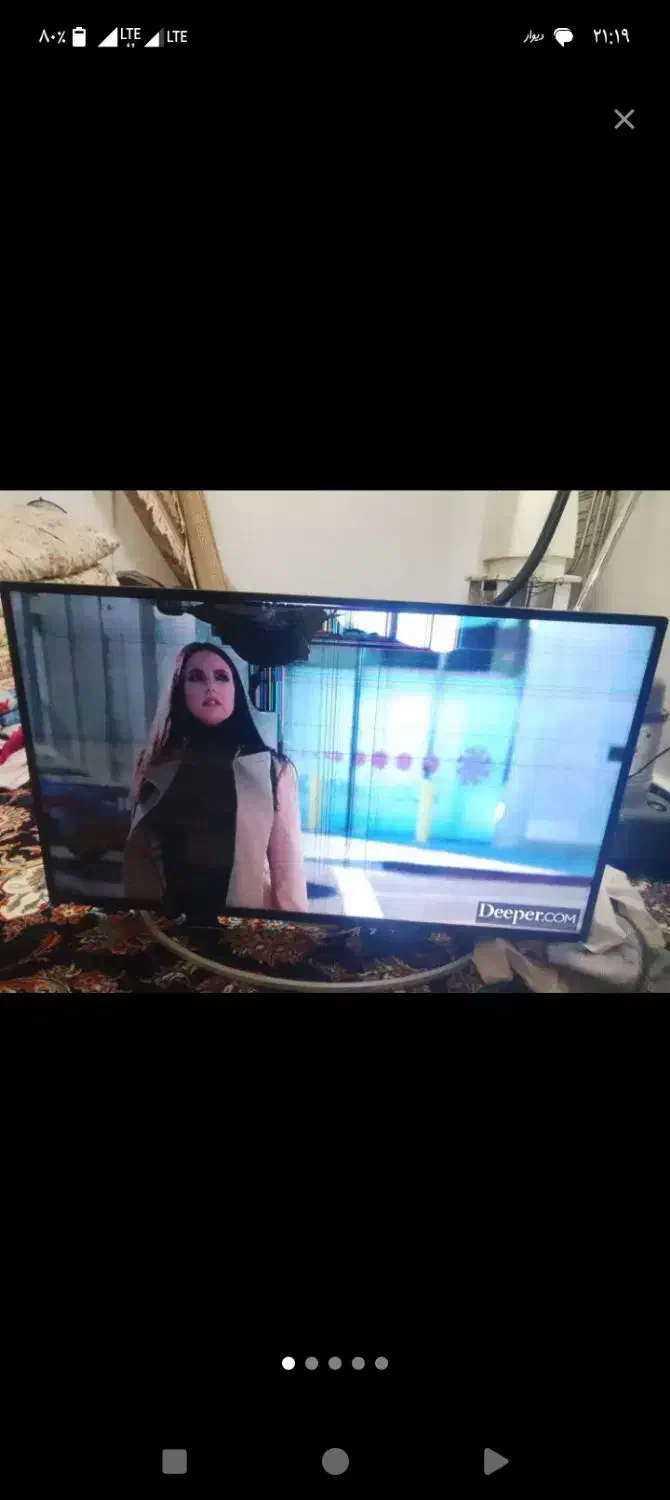 تلوزیون|تلویزیون و پروژکتور|تربتحیدریه, باغ سلطانی|دیوار