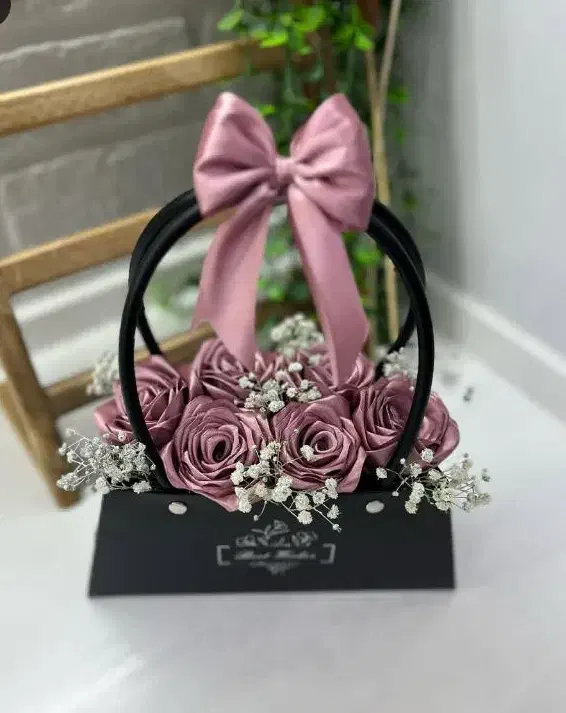 دسته گل روبانی|گل مصنوعی|ملایر, |دیوار