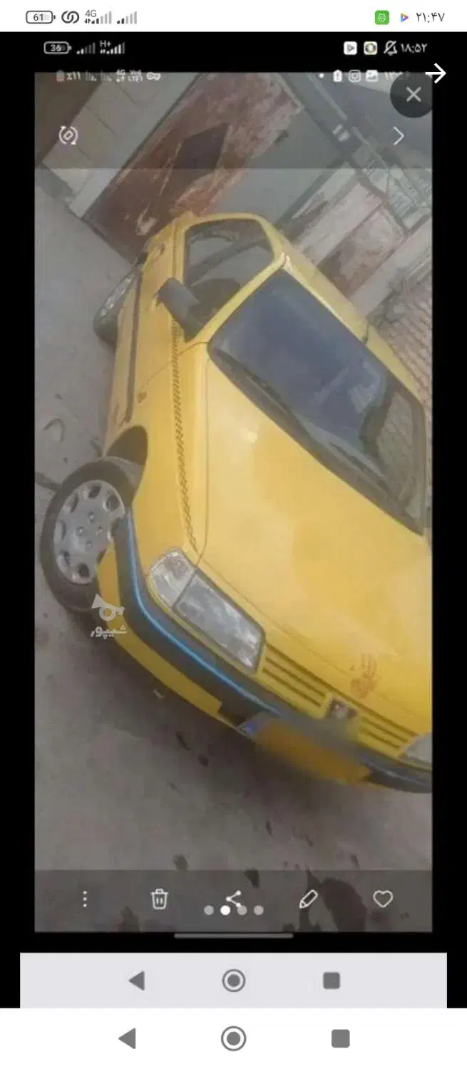 فروش تاکسی رواسال90درون شهری صحنه|خودرو سواری و وانت|صحنه, |دیوار