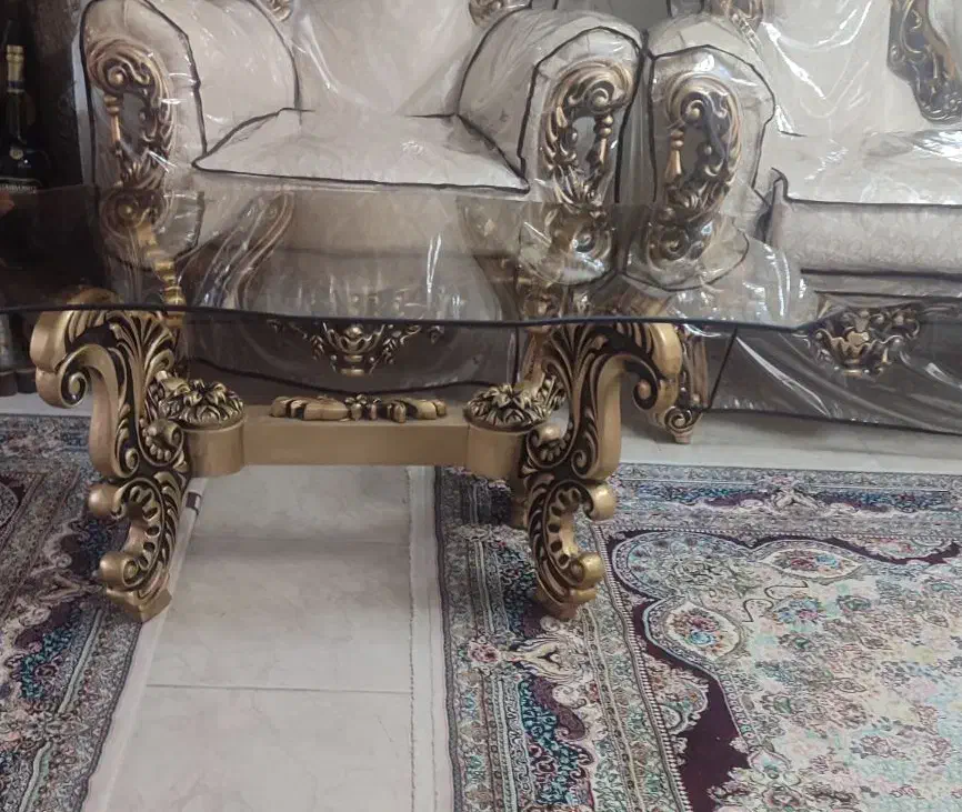 مبل سلطنتی۹نفره|مبلمان خانگی و میز عسلی|ارومیه, |دیوار