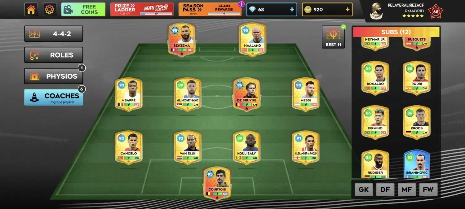 اکنت دریم لیگ ۲۰۲۵|کنسول، بازی ویدئویی و آنلاین|بن, |دیوار