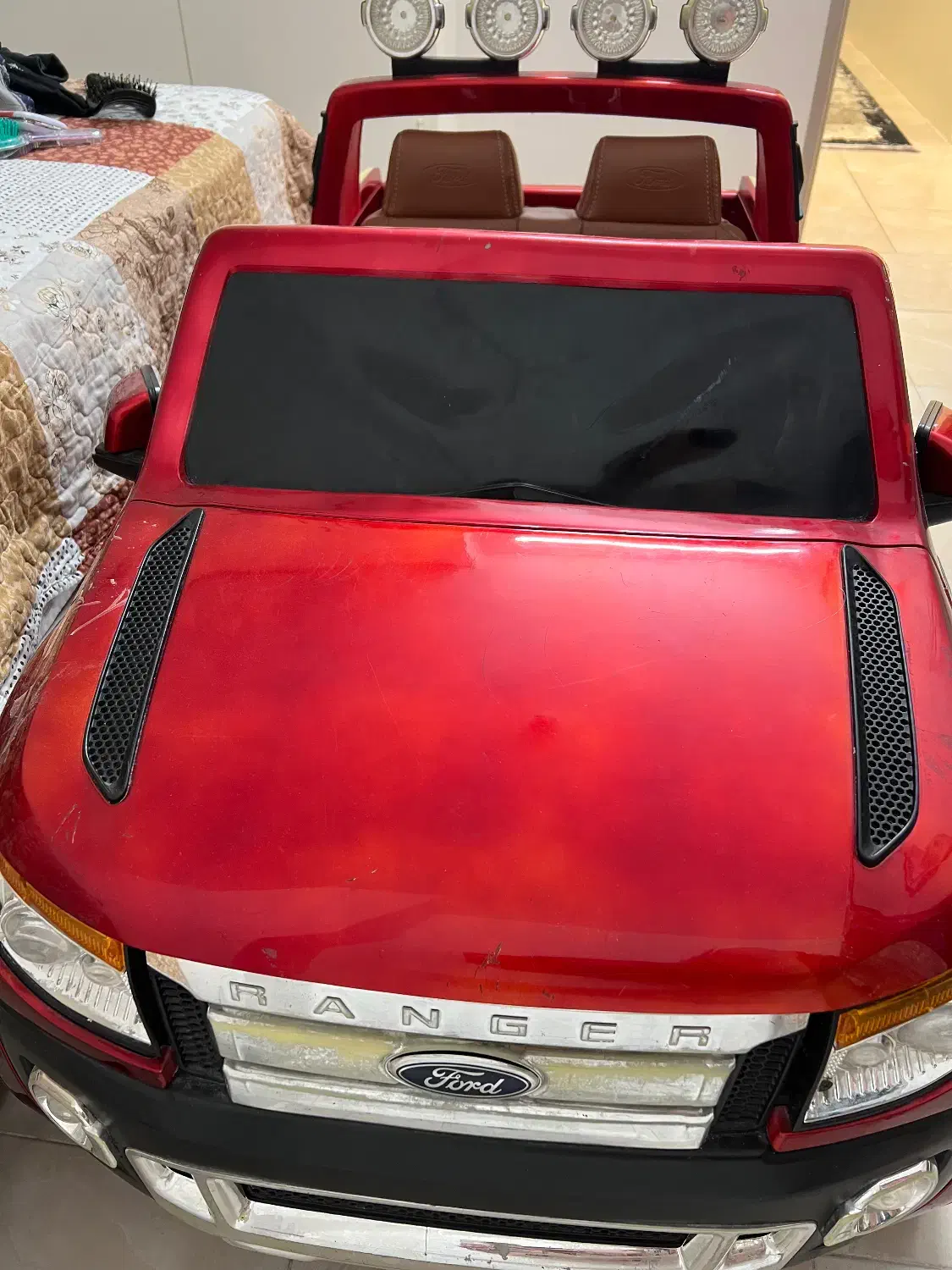 ماشین شارژی سایز بزرگ آفرودی فورد|اسباب‌بازی بچه|خمینی‌شهر, |دیوار