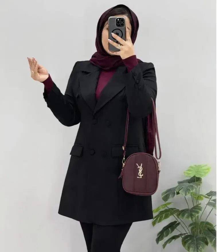 مانتو کتی مشکی کاملا نو اصلا استفاده نشده|لباس|قیدار, |دیوار