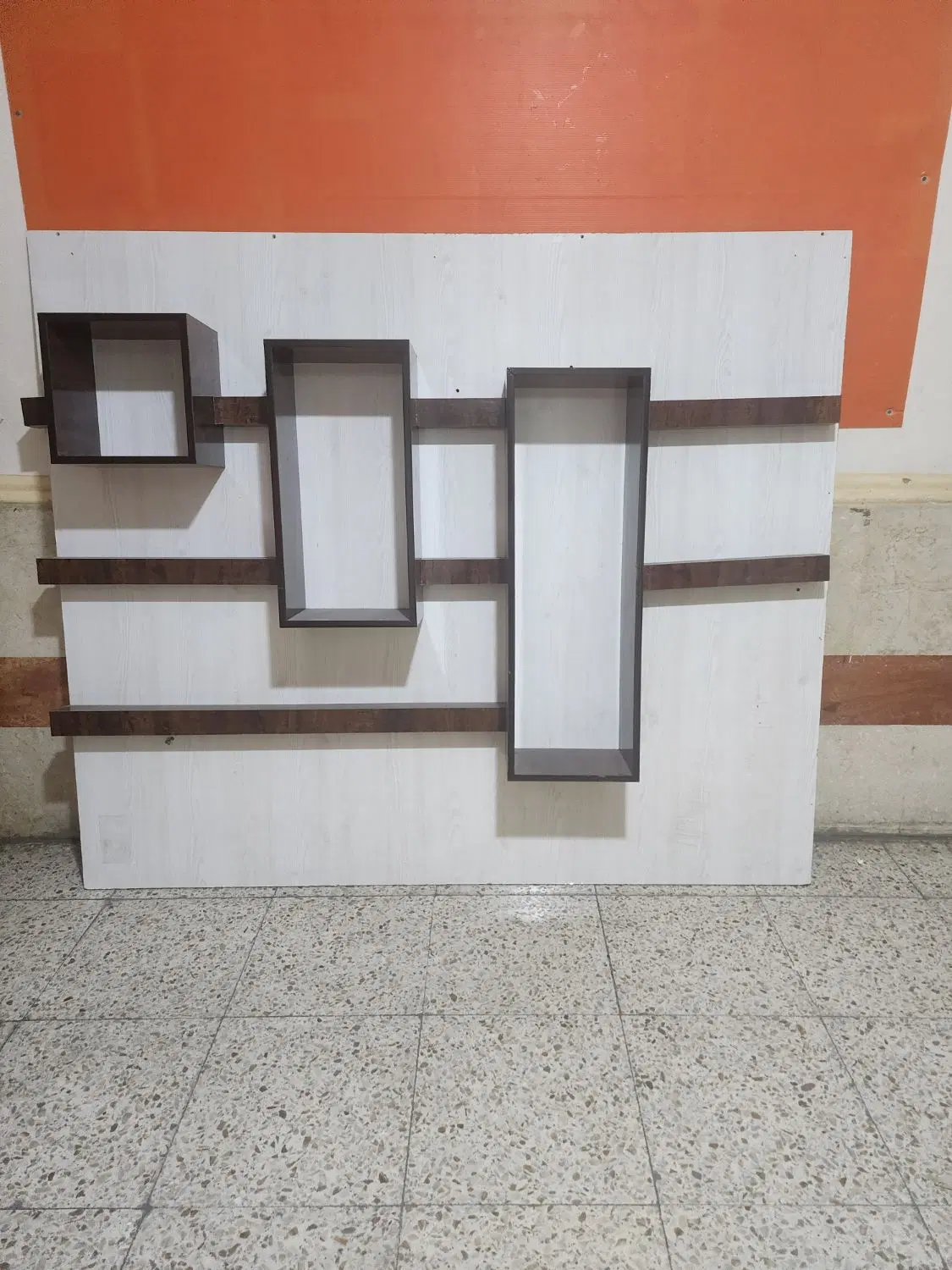 mdf|کتابخانه، شلف، قفسه‌های دیواری|اهواز, کوی جانبازان(دانش)|دیوار