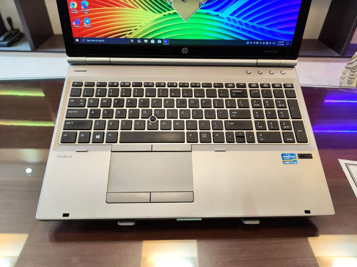 لپتاپ hp i7 رم ۸ پورت کام دار Com آمریکایی|رایانه همراه|تهران, بلوار کشاورز|دیوار