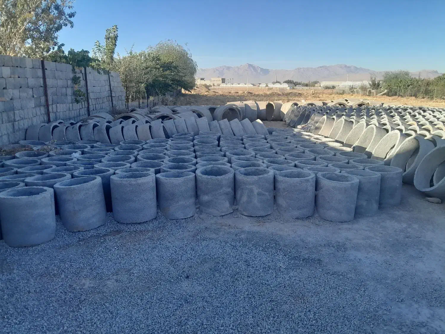 لوله سیمانی(گوم چاه)لوله مخصوص پل وگلدان|مصالح و تجهیزات ساختمان|شهرکرد, |دیوار