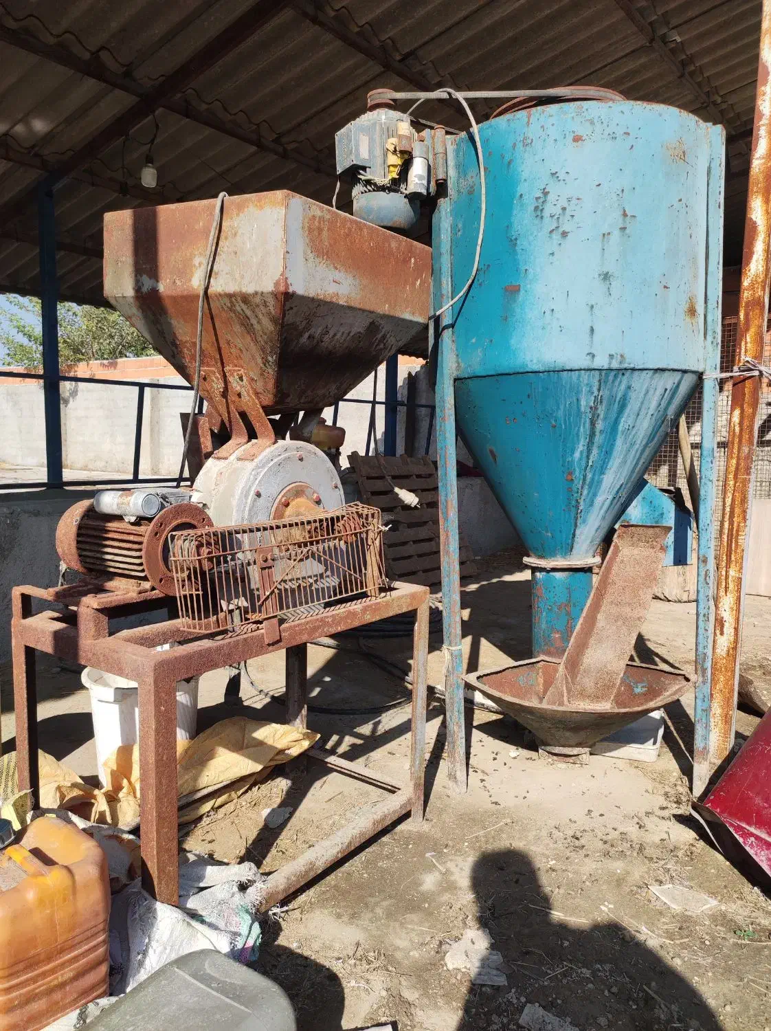 مخلوط کن و میکسر خوراک دام تک فاز اصل ژاپن|ماشین‌آلات صنعتی|کردکوی, |دیوار