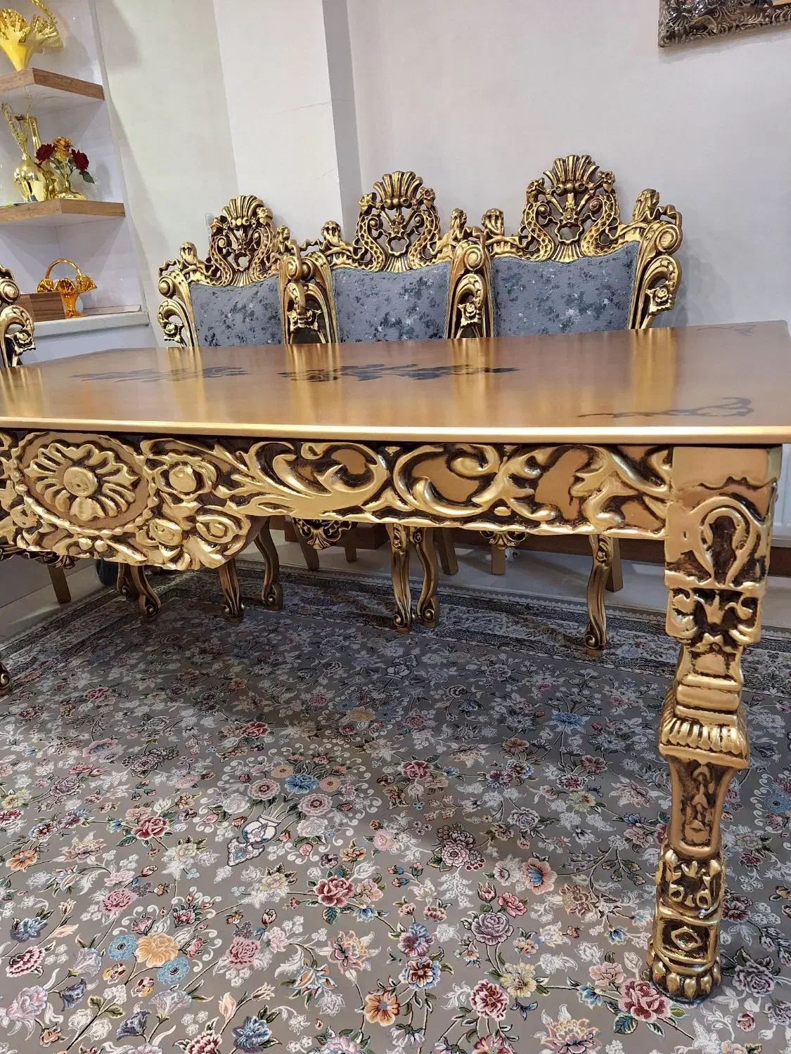 میز ناهارخوری  ۸نفره|میز و صندلی غذاخوری|تهران, خاک سفید|دیوار