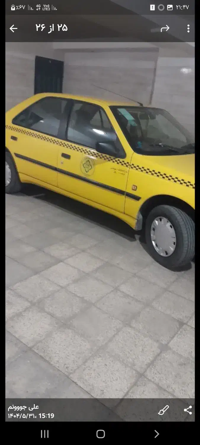 تاکسی کم کار کرد|خودرو سواری و وانت|مشکیندشت, |دیوار