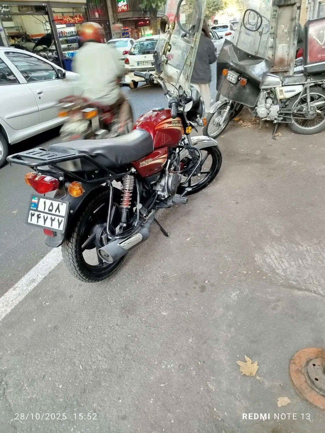موتور کی ال دی200 تمیز|موتورسیکلت|تهران, اوین|دیوار