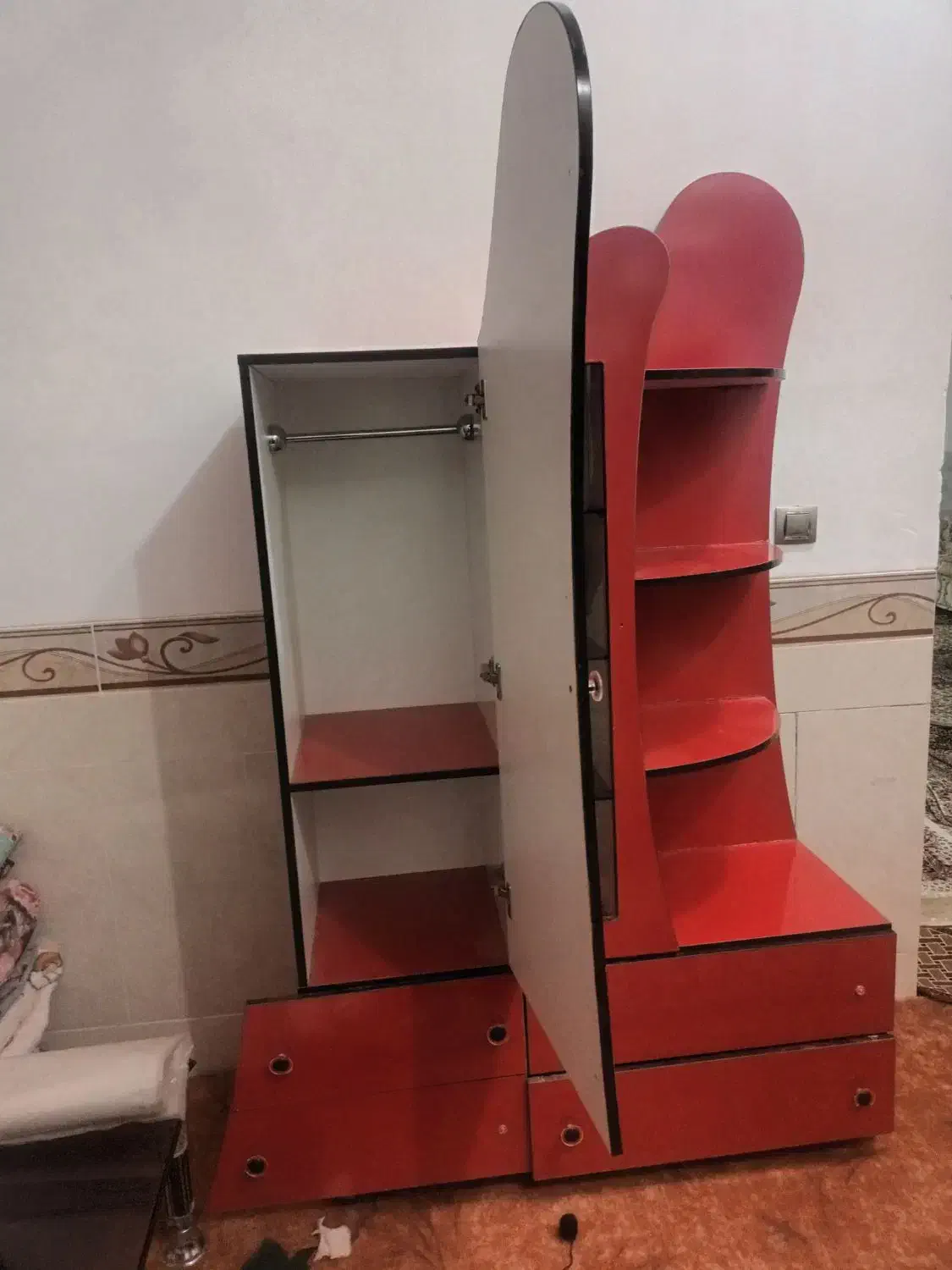 کمد بچه|جاکفشی، کمد، دراور|اشکذر, |دیوار