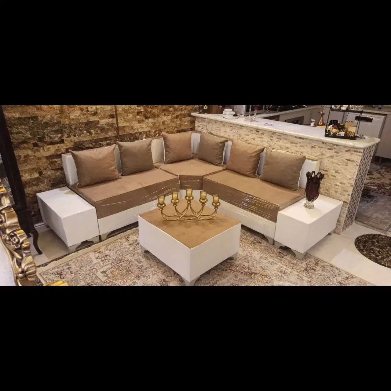 مبل ال راحتی زمستان|مبلمان خانگی و میز عسلی|چهاردانگه (تهران), |دیوار