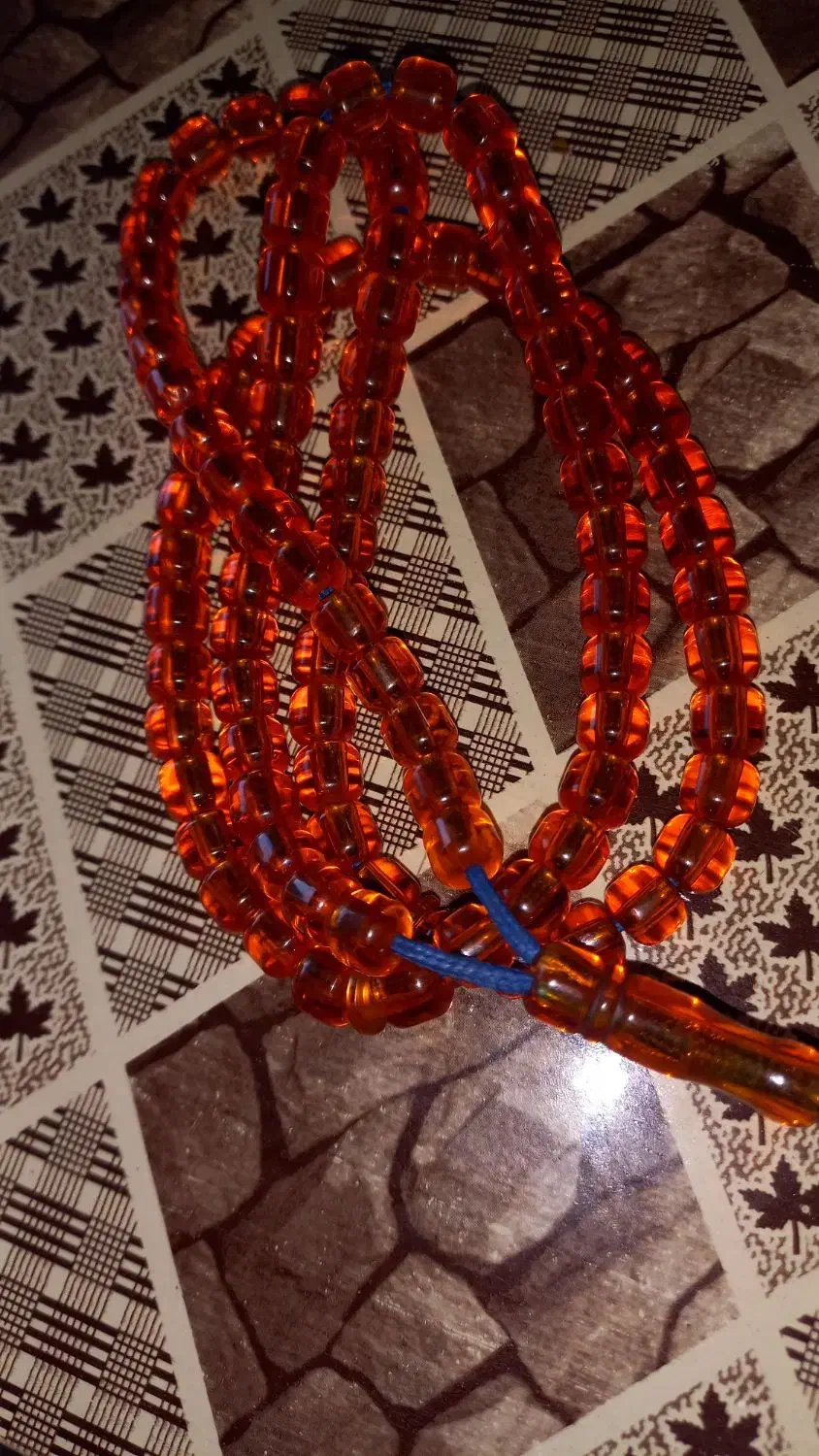 تسبیح سندلوس کهنه المان قدیمی ۸۰ساله|جواهرات|سنندج, |دیوار