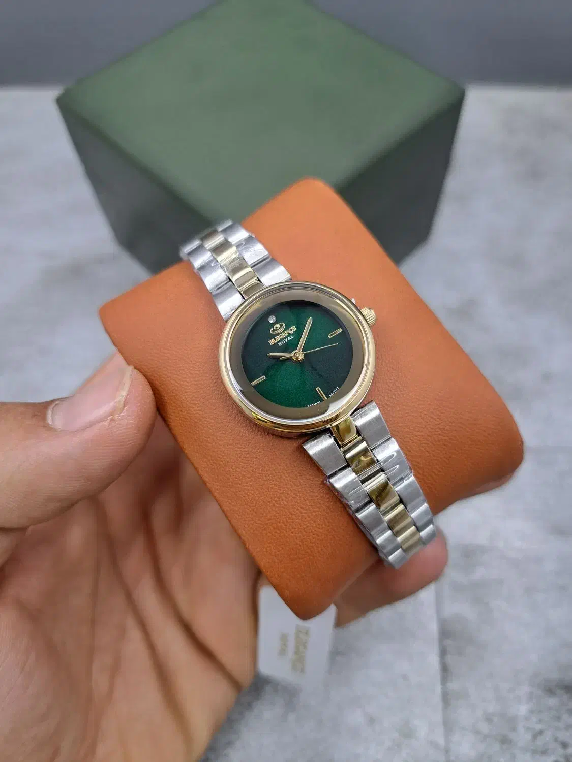 الگانس رویال زنانه دو رنگ صفحه سبز درباری خوشرنگ|ساعت|اصفهان, قائمیه|دیوار