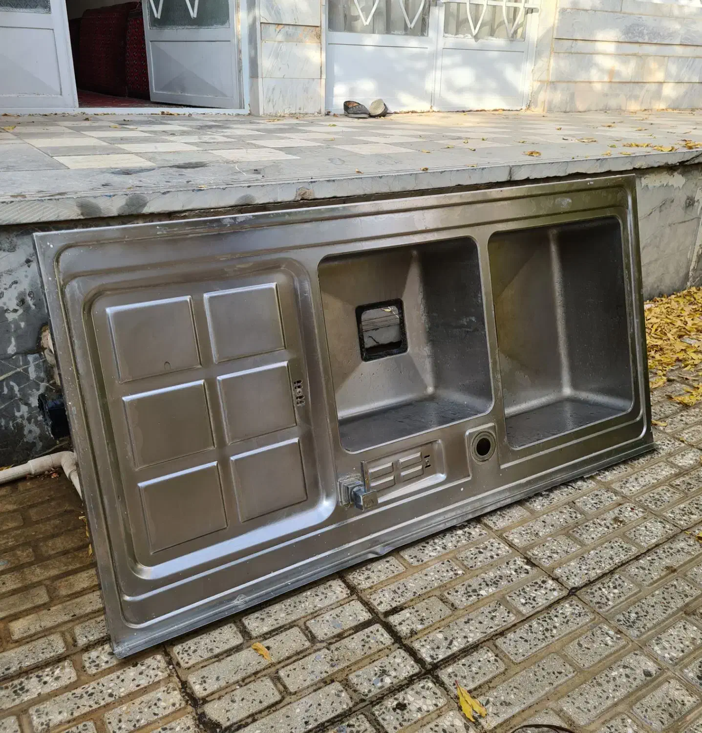 سینک ظرفشویی کار کرده بدون ترک ۶۰*۱۲۱|مصالح و تجهیزات ساختمان|شاهینشهر, فیض|دیوار