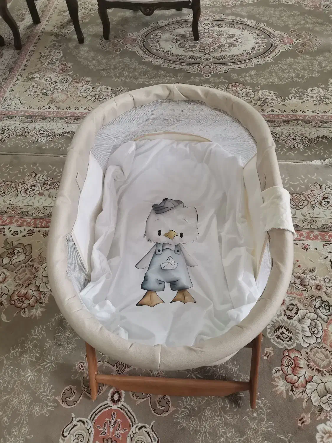 گهواره تاشو قیمت توافقی|تخت و صندلی بچه|گلپایگان, |دیوار