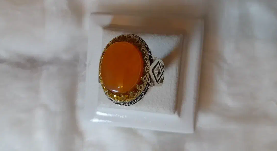 انگشتر عقیق یمنی طرح کتیبه|جواهرات|مشهد, هفده شهریور|دیوار