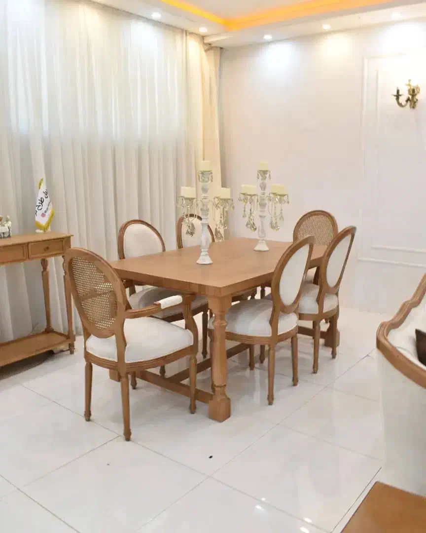 تولید میز غذاخوری برنداقای انصاری|میز و صندلی غذاخوری|یاسوج, |دیوار