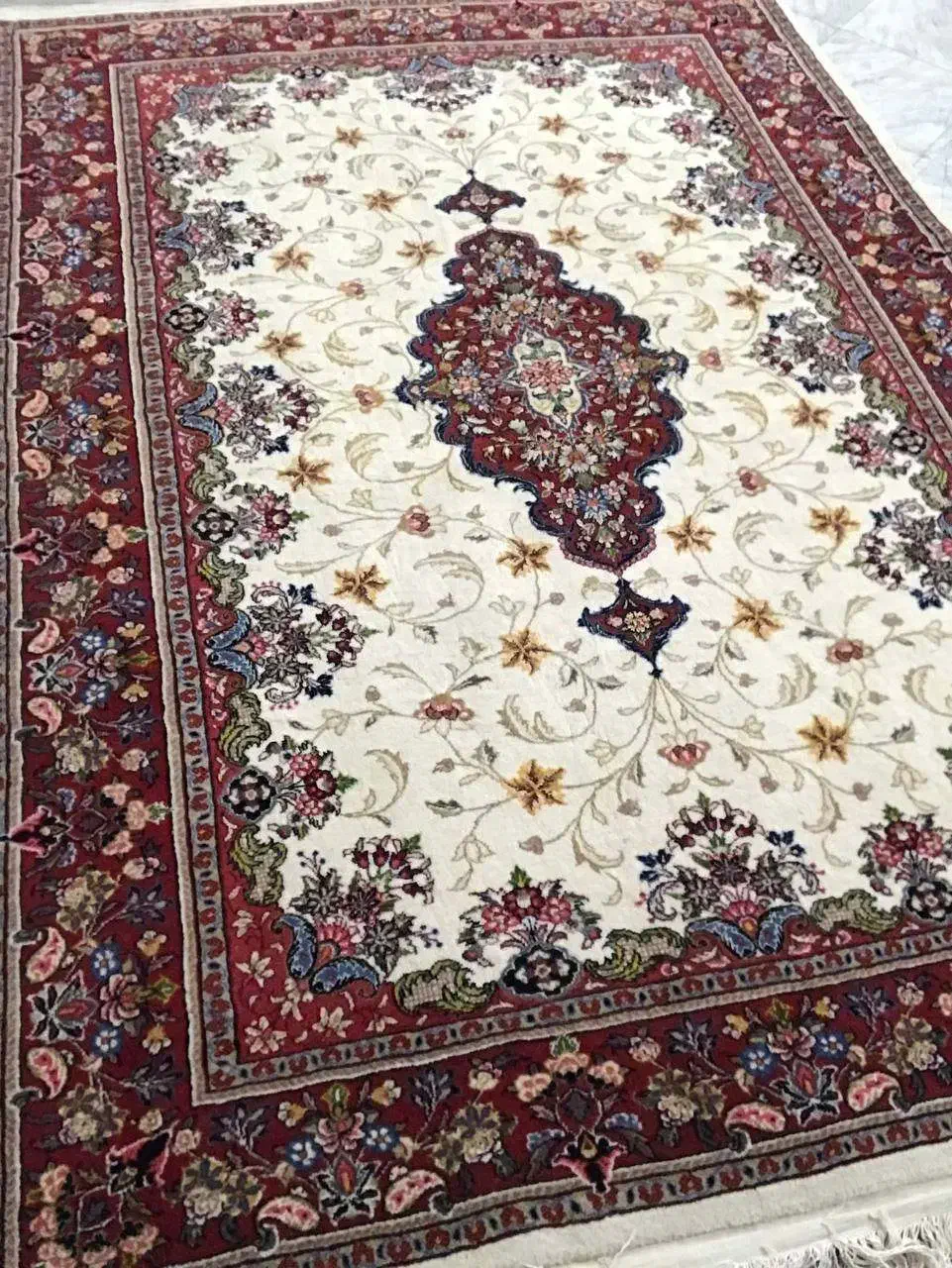 یک جفت فرش محلی 6 متری|فرش|اراک, |دیوار