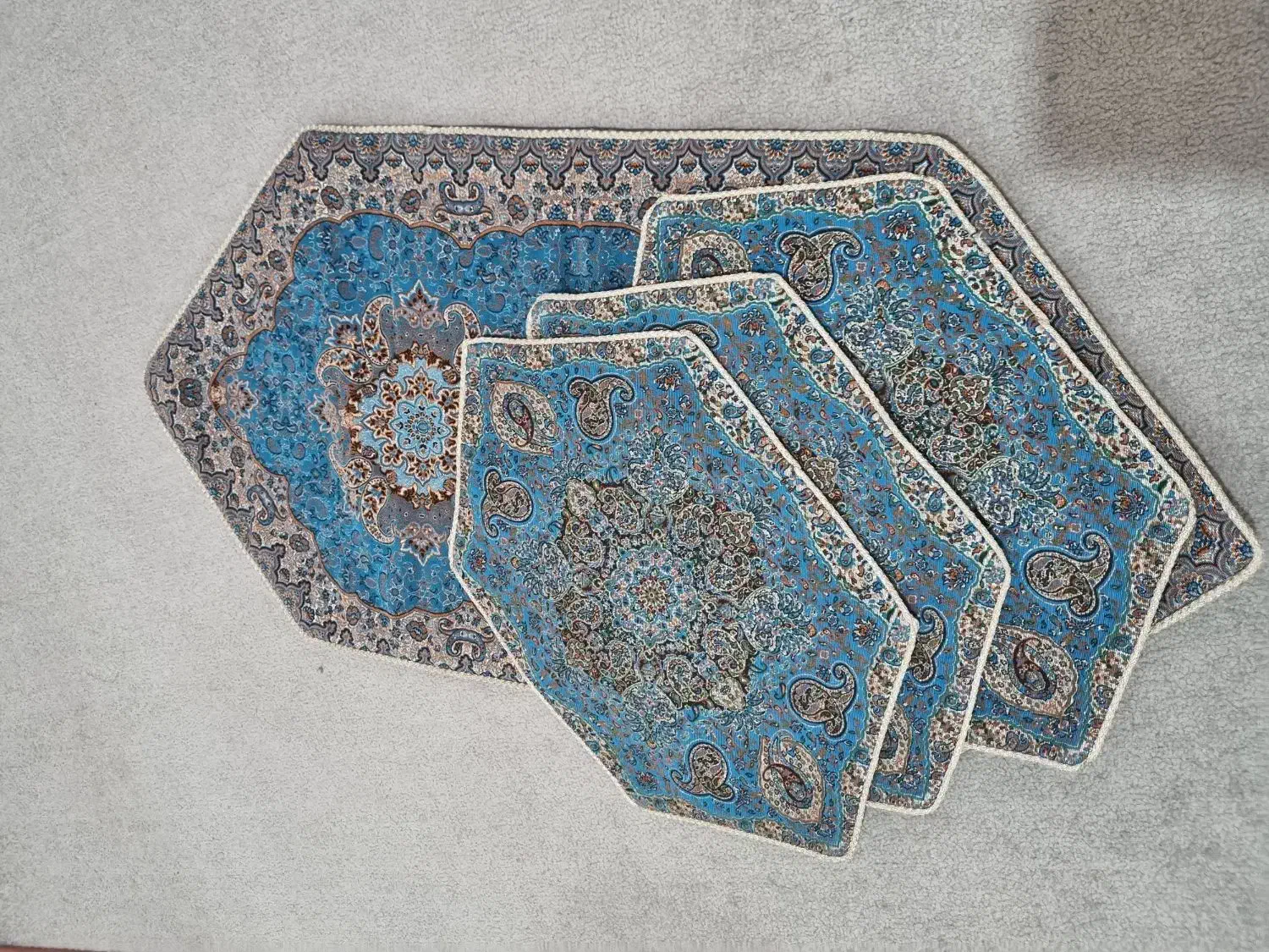 رومیزی ترمه|پرده، رانر، رومیزی|بیرجند, |دیوار