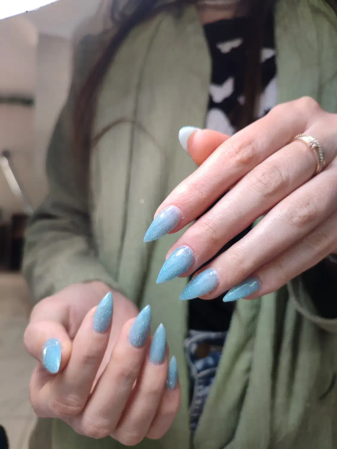 مدل کاشت ناخون هزینه مواد فقط|خدمات آرایشگری و زیبایی|میانه, |دیوار