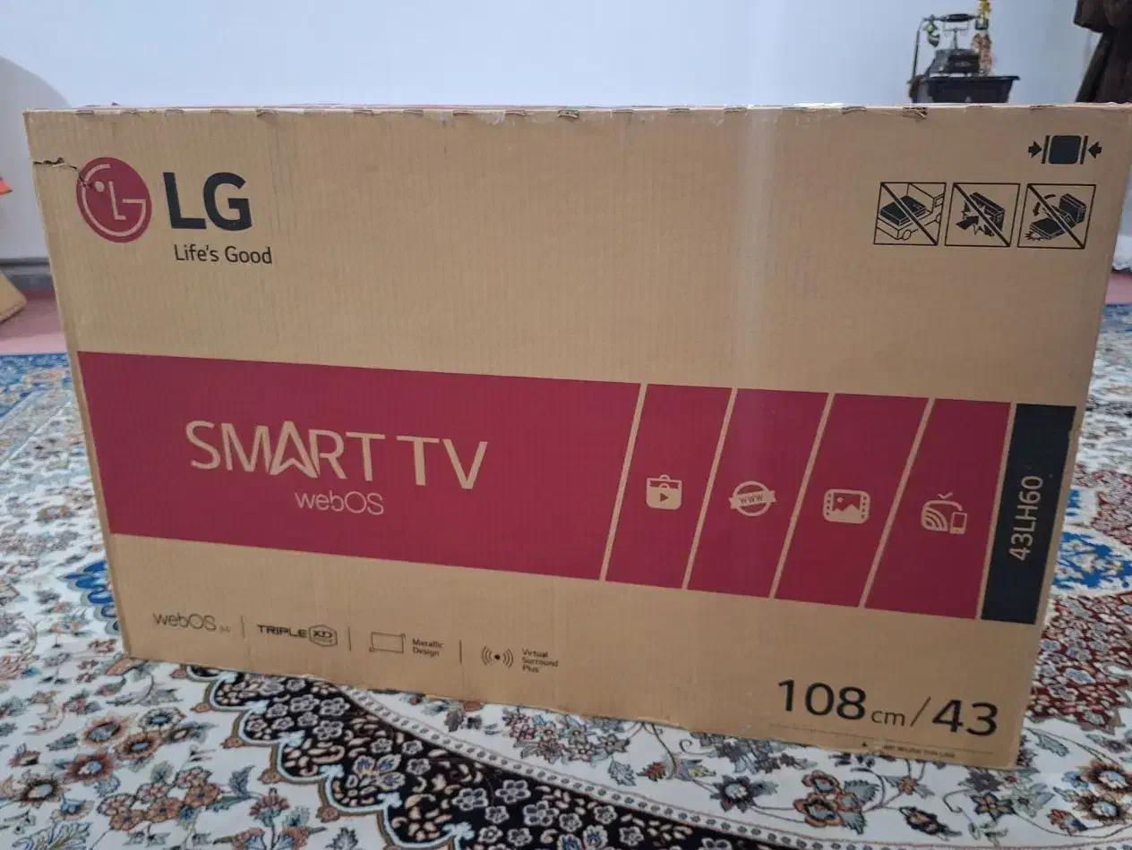 تلویزیون 43 اینج LG سری SMART webos|تلویزیون و پروژکتور|اردبیل, |دیوار