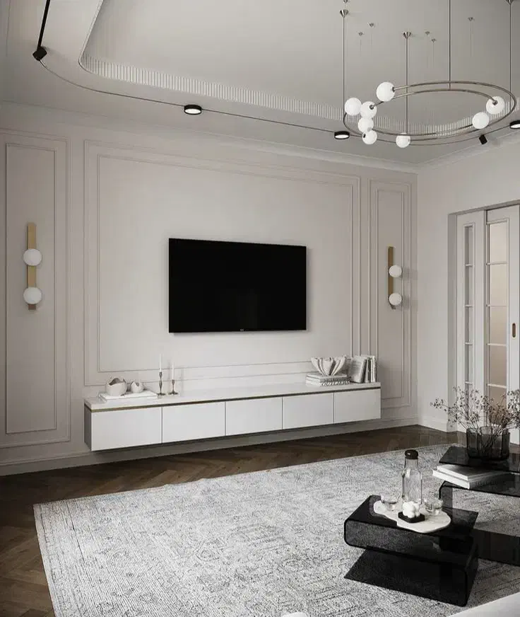 طراحی و اجرای قاب بندی تی وی وال حرفهای|خدمات پیشه و مهارت|شیراز, فرهنگ شهر|دیوار