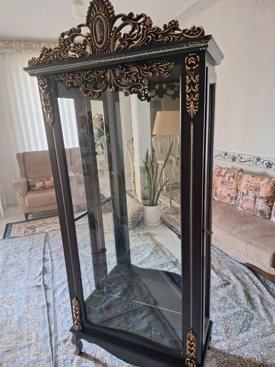 بوفه دکوری ۴ طبقه|بوفه، ویترین، کنسول|اسفرورین, |دیوار