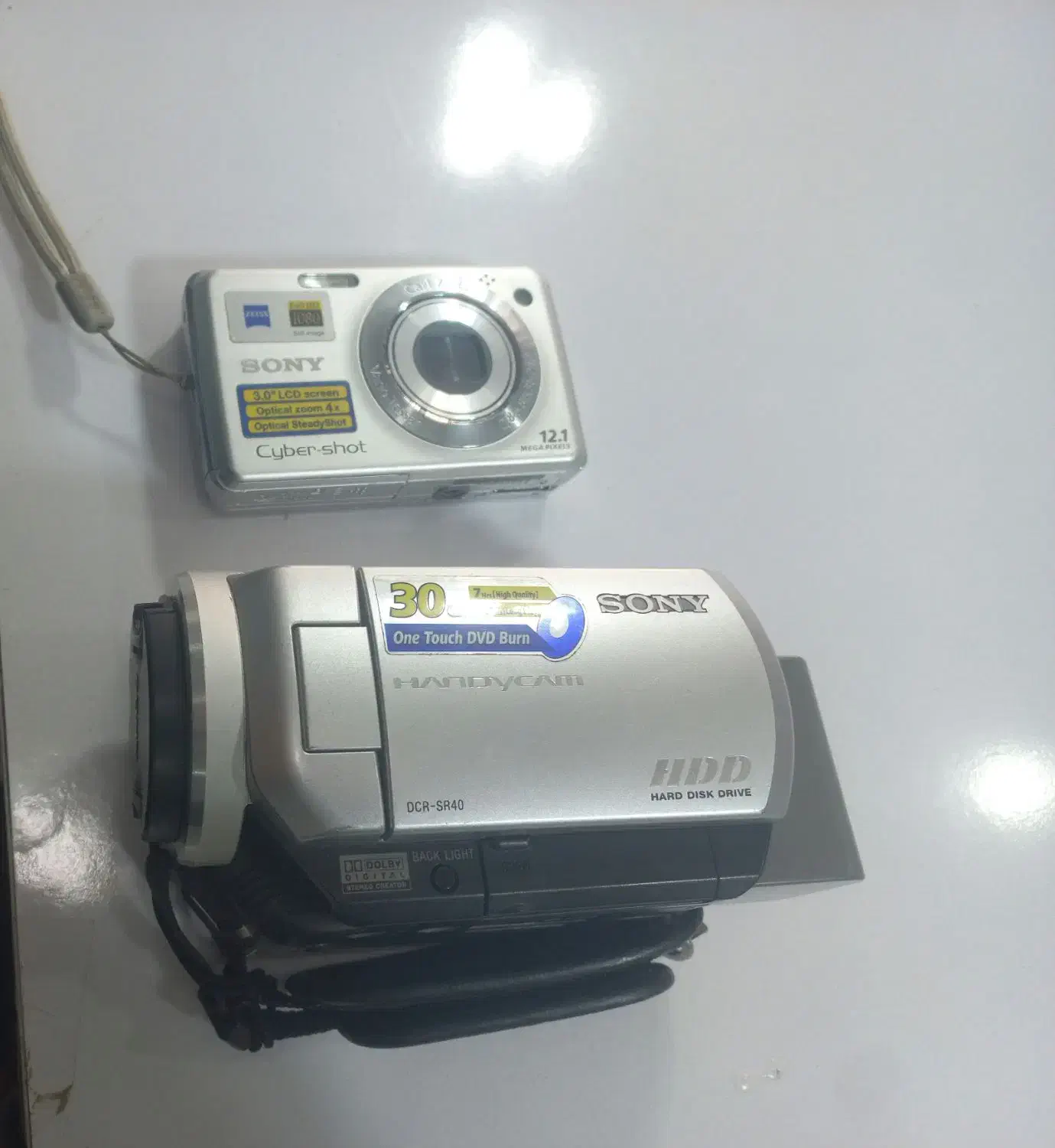 فروش فوری دو دوربین عالی کم کار سونی|دوربین عکاسی و فیلمبرداری|خواف, |دیوار