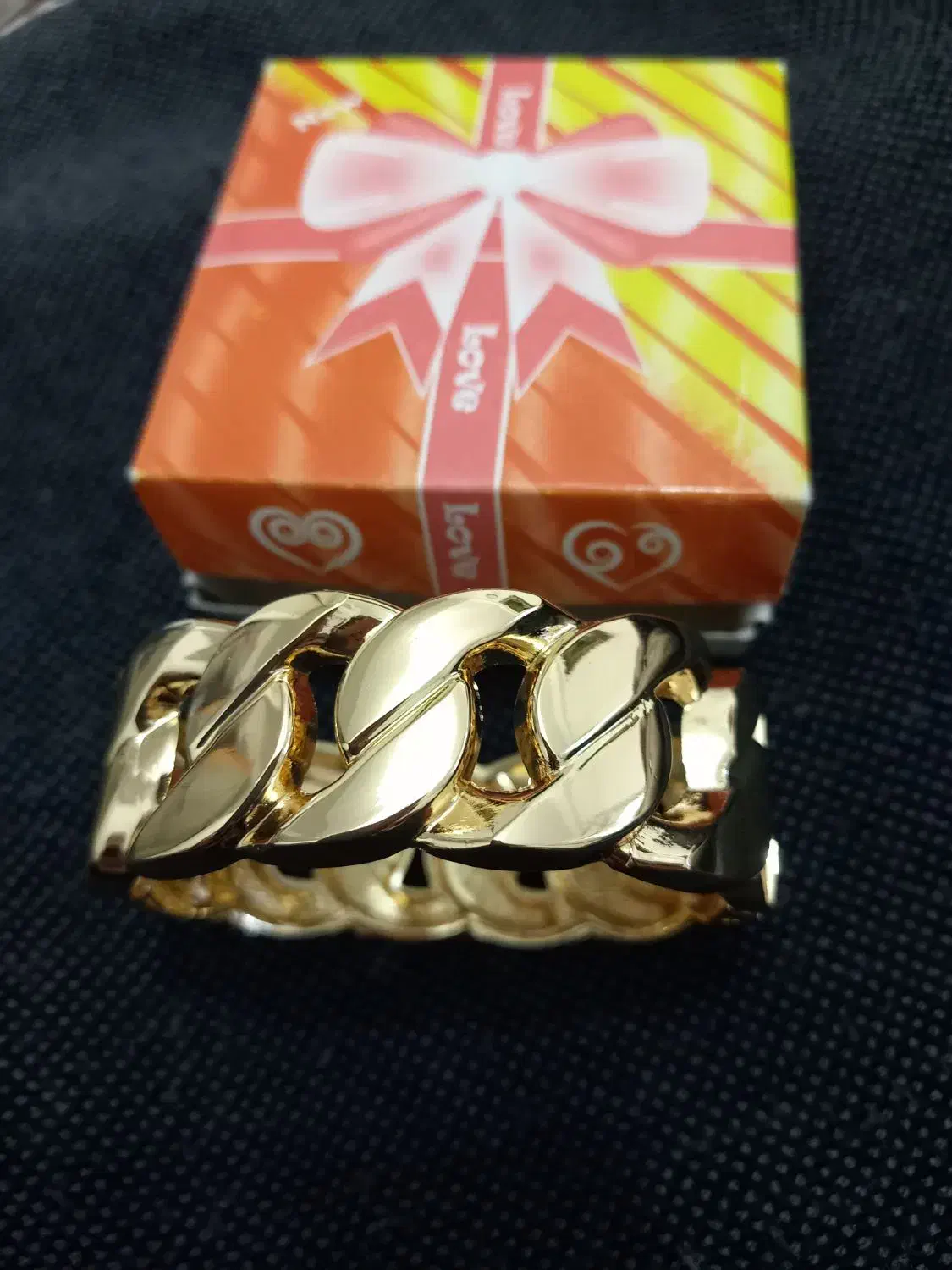 دستبند النگویی زیبا مشابه طلا|بدلیجات|همدان, |دیوار