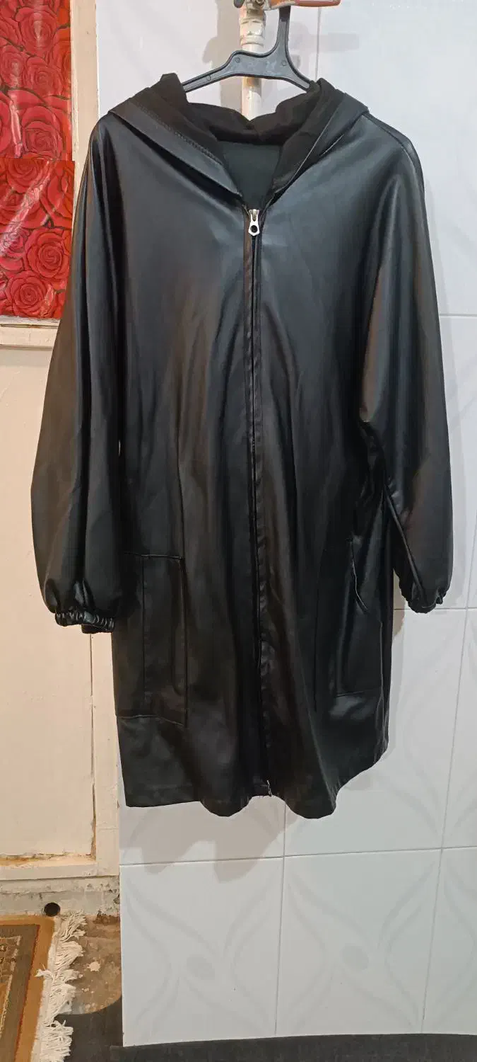 مانتو چرمی کلاه دار|لباس|مسجد سلیمان, |دیوار