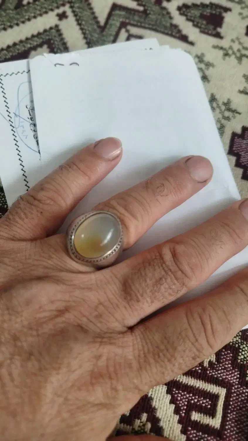 انگشتر نقره عقیق یمنی|جواهرات|تبریز, |دیوار