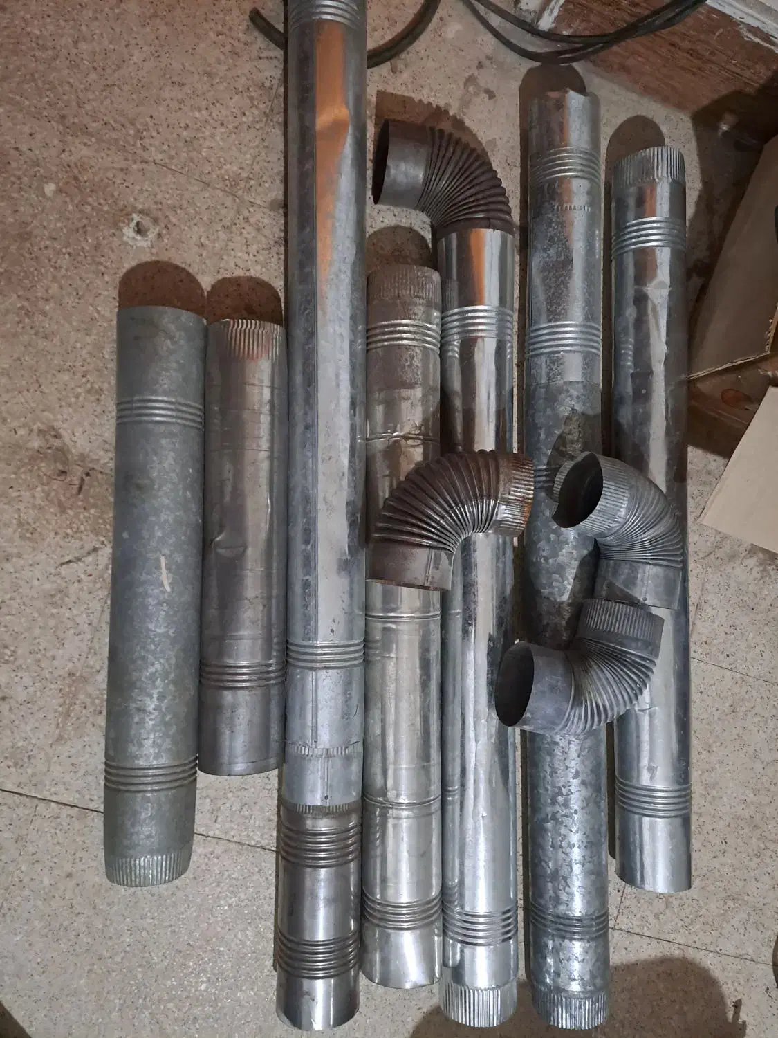 لوله بخاری|بخاری، هیتر، شومینه|شاهینشهر, نظامی|دیوار