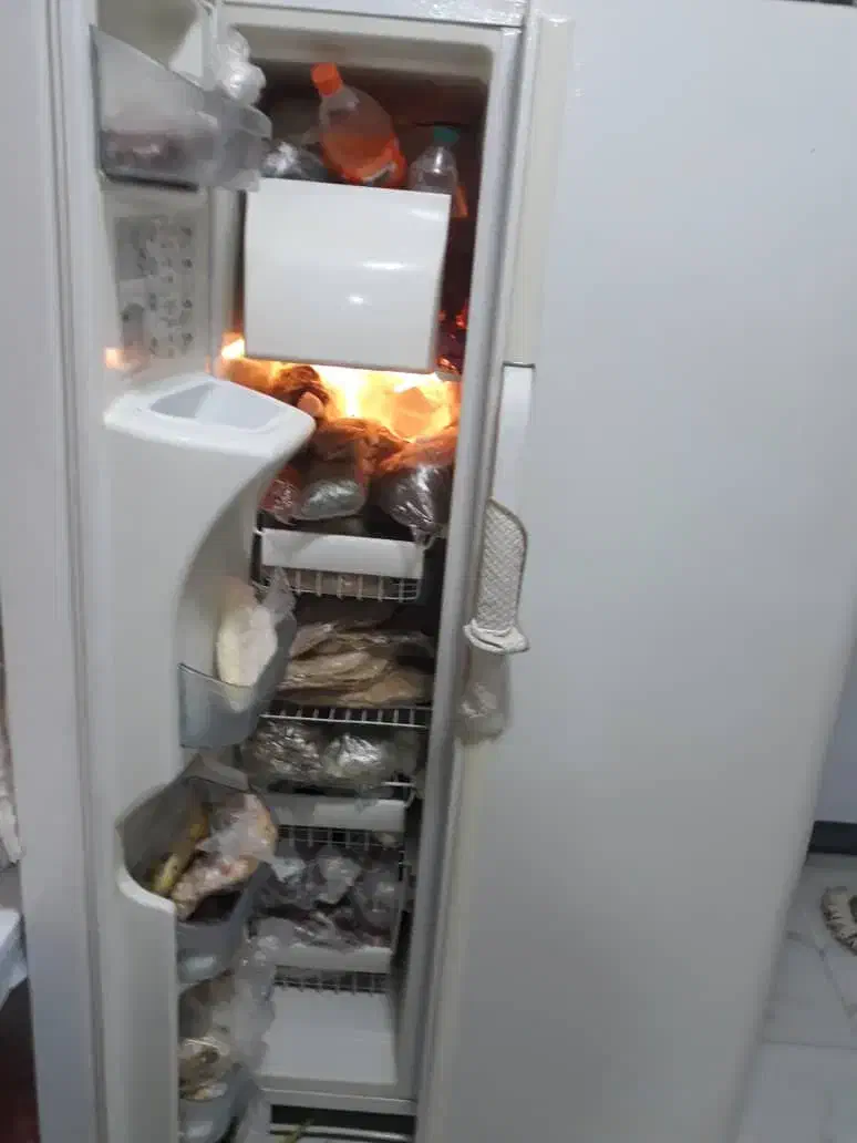 یخچال ساید وایت وستینگ هاوس|یخچال و فریزر|فلاورجان, |دیوار