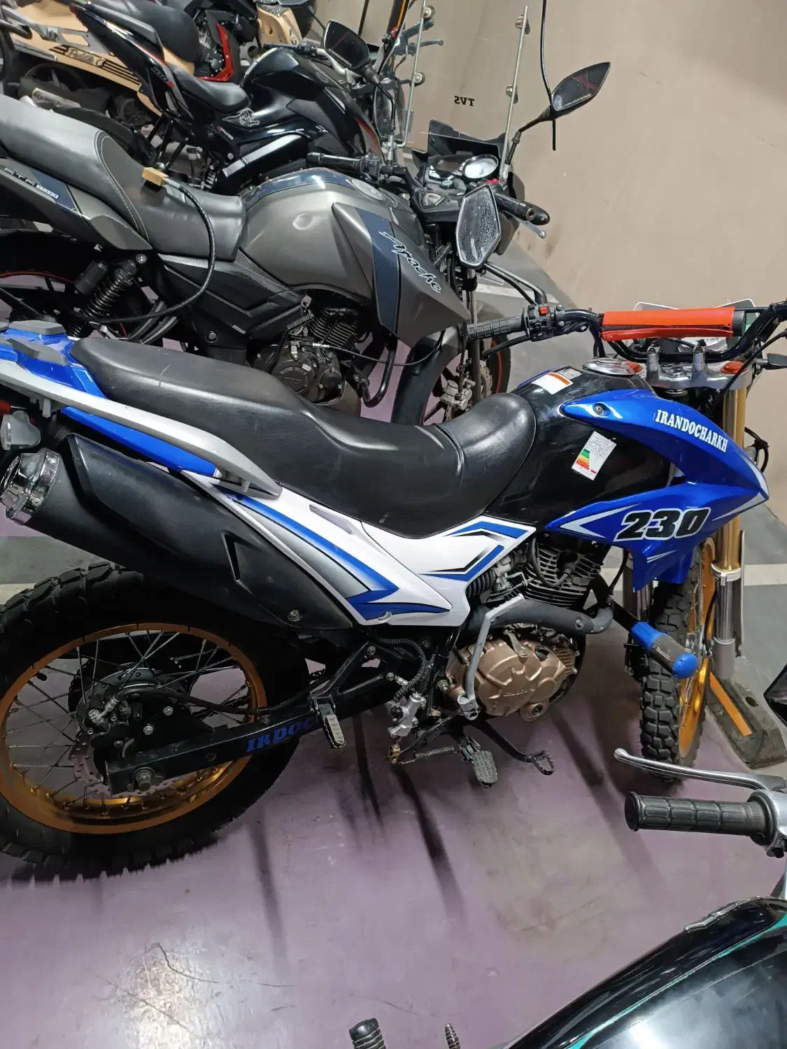 تریل ۲۳۰ ایران دوچرخ مدل ۱۴۰۳، کم‌کارکرد|موتورسیکلت|رودسر, |دیوار