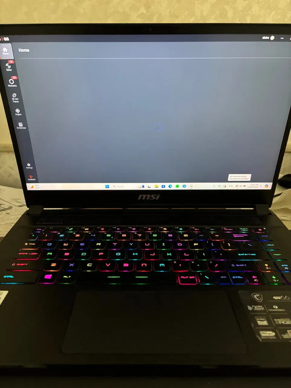 لپ تاپ گیمینگ MSI RTX2070 i7 10750H 16G 1TB|رایانه همراه|کاشان, جمال آباد|دیوار